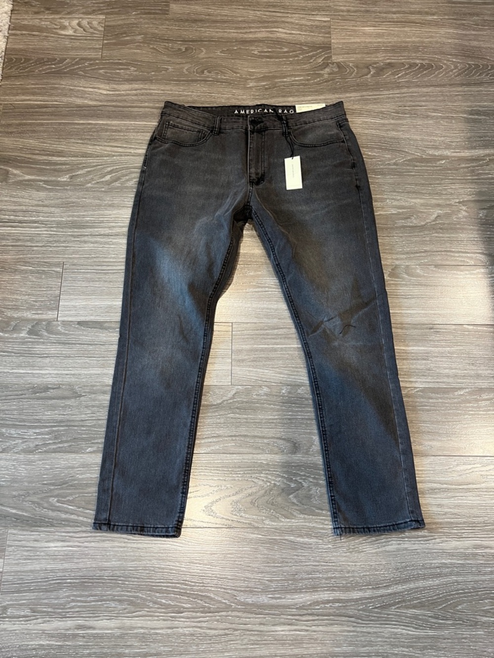 American Rag Men’s Black Slim Straight Jeans